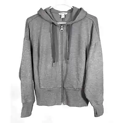 Buy Athleta Balance Sweatshirt Full Zip Hooded Jacket Gray Size M • 85.83£