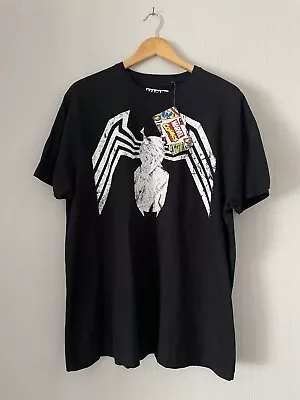 Buy MARVEL Venom Logo T-shirt Mens XL Brand New With Tags • 14.99£
