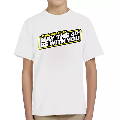 Buy May The 4th Fourth Be With You Adult Kids T Shirt Star Wars Inspired Force Jedi • 14.49£