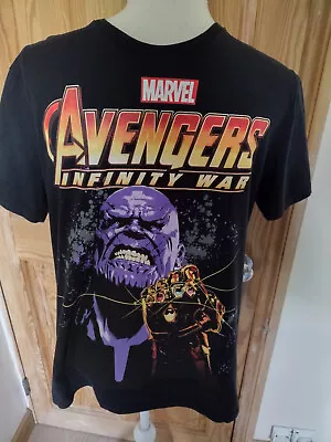 Buy Mens Medium Avengers Infinity War Thanos Marvel T-Shirt • 5.99£