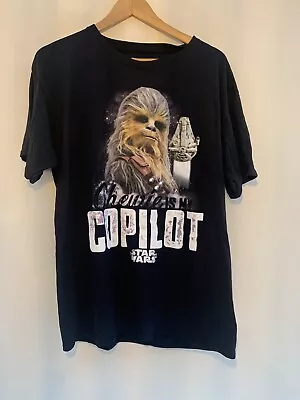 Buy Large Star Wars Chewbacca  Chewie Is My Copilot   T-Shirt Very Good Condition • 10£