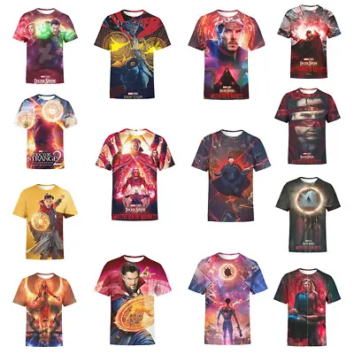 Buy Doctor Strange In The Multiverse Of Madness 3D T-Shirts Sport Fitness Tops Tee • 11.40£