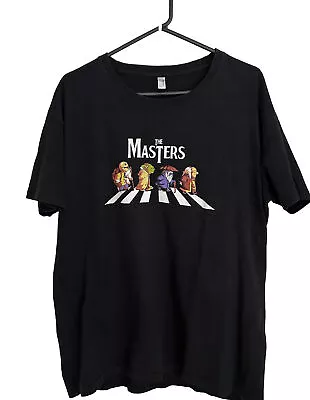 Buy The Masters Size XL Black Short Sleeve T-shirt Top Anime Master Roshi, Yoda • 9.38£