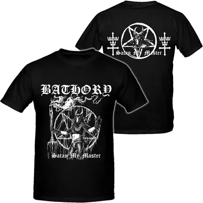 Buy Bathory - Satan My Master T-Shirt Quorthon Forsberg Swedish Epic Black Metal • 14.67£