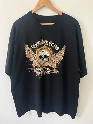 Buy Queensryche Operation Mindcrime 2008 Tour T-Shirt Scull And Wings • 54.99£