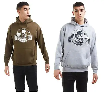 Buy Jurassic Park Mens Hoodie Mono Chinese Logo S-2XL Official • 24.99£