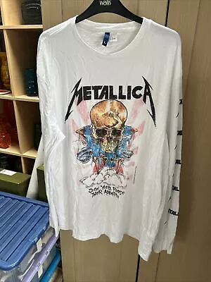 Buy Metallica Soon You’ll Please Their Appetite Rare Long Sleeve T Size L To 44 Ches • 28.75£