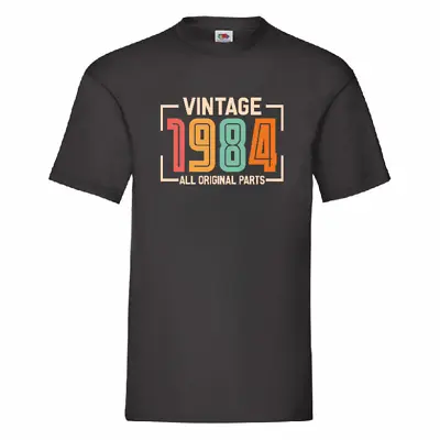 Buy 40th Birthday Vintage 1984 Limited Edition T Shirt Small-2XL • 11.99£