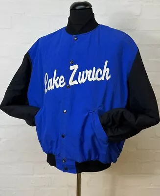 Buy Vintage Lake Zurich Varsity Basketball Bomber Jacket Men’s XL Birdie Jackets  • 9.99£