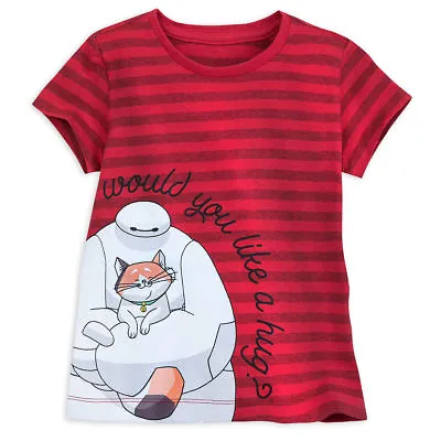 Buy Disney Store Big Hero 6 Baymax & Mochi Cat T Shirt Tee Girls Size 2/3 4 5/6 7/8  • 16.97£