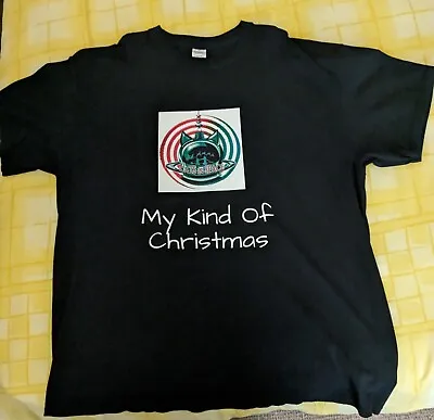 Buy Cats In Space Band 'My Kind Of Christmas' T-shirt Black - Size XL • 10£