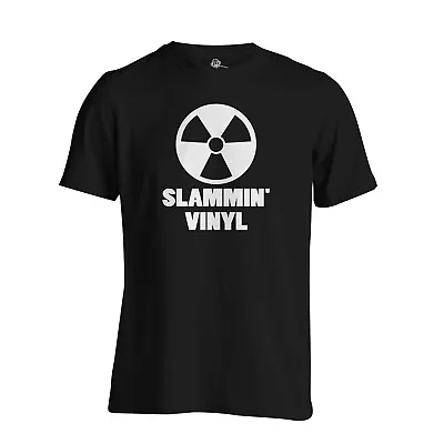 Buy Slammin Vinyl Records T Shirt Rave Techno Jungle Breakbeat Hardcore • 19.99£