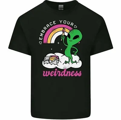 Buy Alien Embrace Your Weirdness Men's Funny T-Shirt LGBT Be Different • 10.99£
