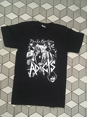Buy THE ADICTS  NEW Official  Viva La Revolution RARE T-SHIRT  OI UK Early 1979 PUNK • 13.98£