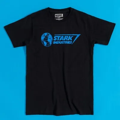 Buy Official Marvel Comics Stark Industries Black T-Shirt : S,M,L,XL,XXL • 19.99£