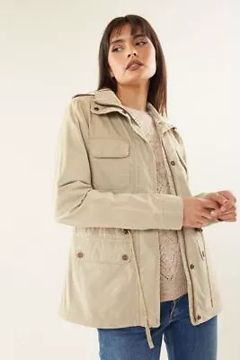 Buy Timberland Field Jacket Drawstring Waist Womens Ladies Coat Outerwear Casual • 44.95£