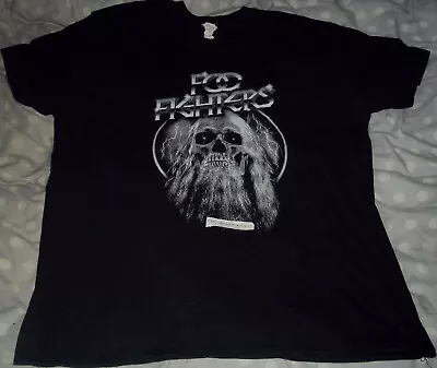 Buy Foo Fighters, Skull Design, Black, Size XL, Rock, Official, Men's T-shirt, Used • 3.20£
