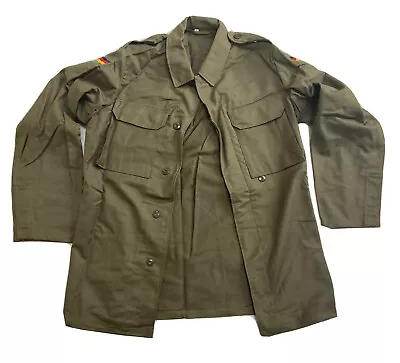Buy Army Field Jacket Genuine German 1991 Vintage Hard Wearing Shirt Size GR7 / NOS • 24.99£