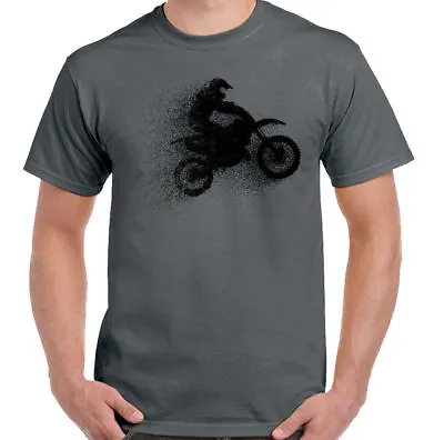 Buy Motocross T-Shirt Abstract Mens MotoX Off Road Biking Bike Motorbike Racing Dirt • 10.95£