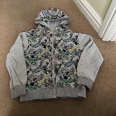 Buy Marvel Grey Boys Hoodie, 7-8 Years (small Fit, Could Also Fit Age 6-7) • 1.40£