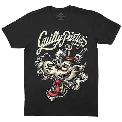 Buy Guilty Parties Wolf T-Shirt Animals Smoking Dope Funny P760 • 15.99£