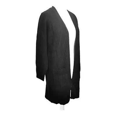 Buy Long Black Cardigan Size 8 10 Pockets Oversized Soft Knit Open CAPSULE BNWT BNIP • 27£