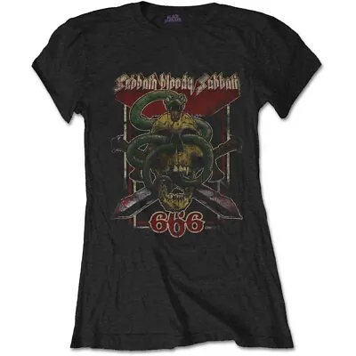 Buy Black Sabbath - Bloody Sabbath 666 - Ladies Official Licenced Quality T-Shirt • 13.10£