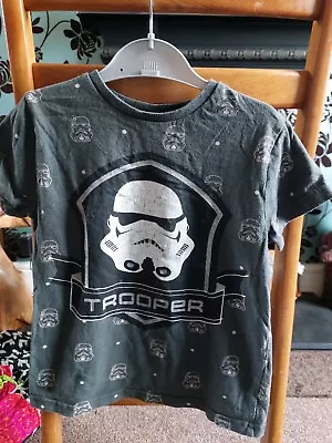 Buy Star Wars T Shirt 5-6 Years Stormtrooper • 2.50£