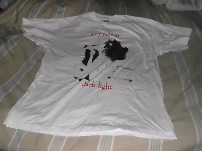 Buy NUMAN  - Gary Numan 1994/5 'DARK LIGHT' T-Shirt.White.100% Cotton.X-LARGE Size. • 11.35£