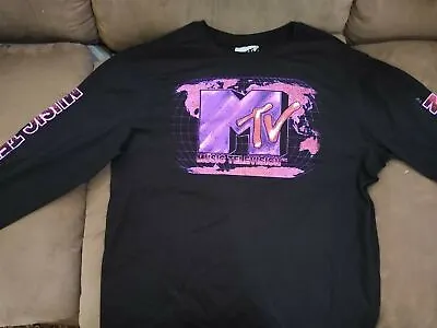 Buy MTV MUSIC TELEVISION - 2020 Long Sleeve Retro T-shirt ~S M L XL • 34.26£