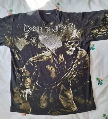 Buy Iron Maiden - A Matter Of Life And Death Rare All Over Print XL • 15£