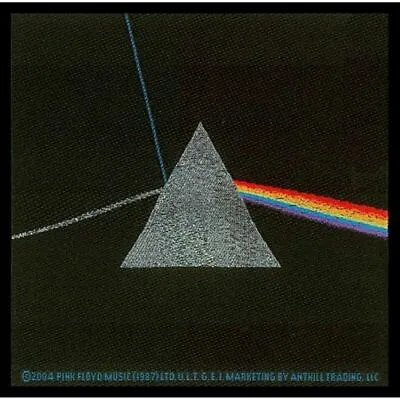 Buy OFFICIAL PINK FLOYD DARK SIDE OF THE MOON GLITTER SEW ON PATCH 10cm X 9cm • 4.99£