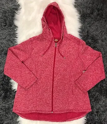 Buy Women’s Dickies Pink Hooded Zip Up Fleece Lined Sz 2X Sweatshirt EUC K • 28.90£