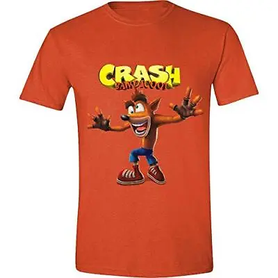 Buy CRASH BANDICOOT - T-Shirt Crazy Crash Face (L) NEW • 15.50£