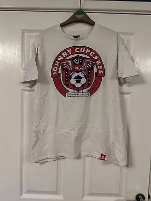 Buy Johnny Cupcakes Football Club White Men’s Large • 20£