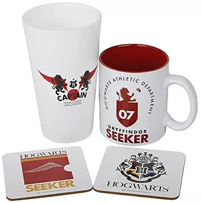 Buy Harry Potter Gift Set Mug Glass Coasters Official Movie Merch  New • 19.99£