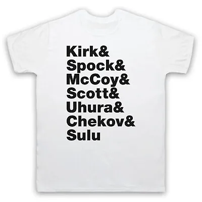 Buy Trekkie Original Star Crew Member Names Kirk Spock Mccoy Mens & Womens T-shirt • 17.99£