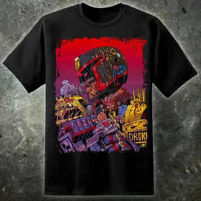 Buy Judge Dredd 2000 AD Comics Artwork T Shirt Cybernosferatu Death • 24.99£