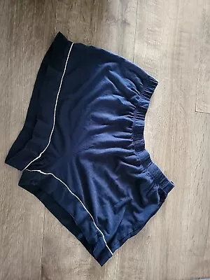 Buy M&S Ladies Cute Navy Shorts Pyjamas Loungewear Bedtime Size 12 • 2£