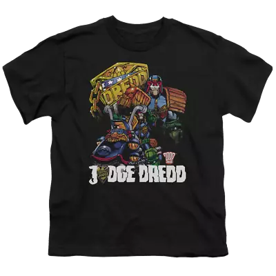 Buy Judge Dredd Bike And Badge Youth T-Shirt (Ages 8-12) • 23.48£