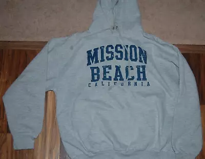 Buy Wings Beach Outfitters San Diego MISSION BEACH Hoodie Sweatshirt SIZE LARGE • 18.89£