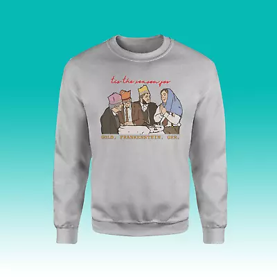 Buy Gold, Frankenstein & Grr Sweatshirt -Bottom TV Christmas Jumper Quote Merch Gift • 16.99£