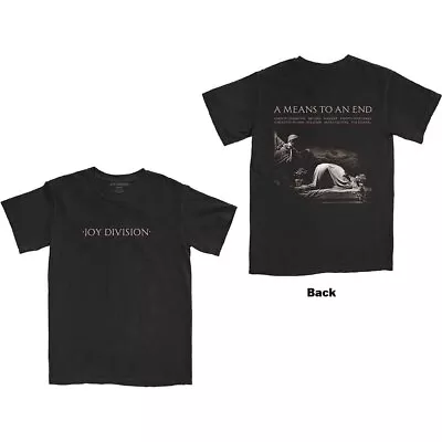 Buy Officially Licensed Joy Division A Means To An End Mens Black T Shirt • 14.50£