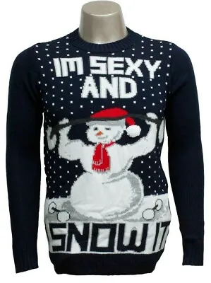 Buy I'm Sexy And I Snow It, Funny Christmas Jumper, Festive Knitwear FREE DELIVERY • 15£