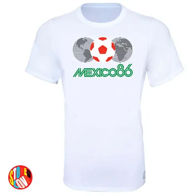 Buy World Cup Mexico 1986 Football Soccer Retro Vintage T-Shirt  Kids And Adult Size • 14.99£