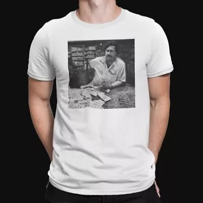 Buy Pablo Escobar Elastic Bands T-Shirt - TV - Retro - Narcos - Cartel - Drug Lord • 8.39£