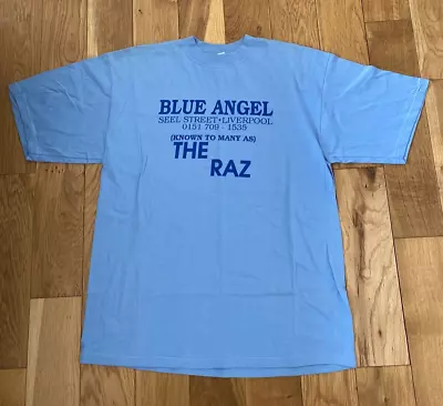 Buy Vintage The Blue Angel T-shirt Seel Street Liverpool Nightclub Raz NEW Large L • 15.99£