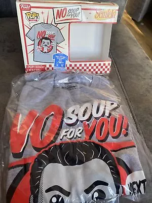 Buy Funko Pop! Seinfeld Yev Kassem No Soup For You T Shirt XL Sealed • 10£