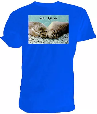 Buy Seal Appeal T Shirt, WILDLIFE - Choice Of Size & Colour! Mens/womens Dtf Print • 11.99£
