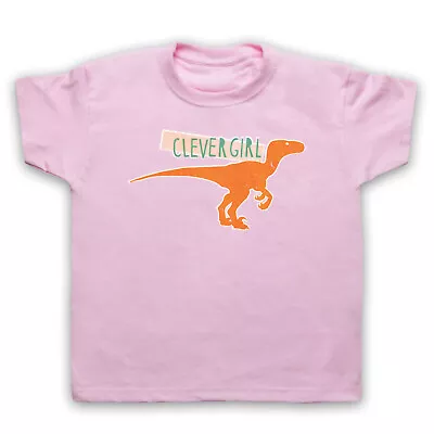 Buy Clever Girl Velociraptor Unofficial Jurassic Park Quote Kids Childs T-shirt • 16.99£